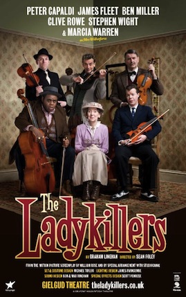 The Ladykillers play poster for the 2011 production at the Gielgud Theatre, London