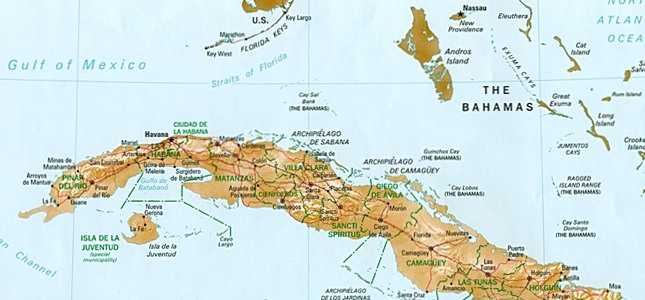 United States Map Cuba